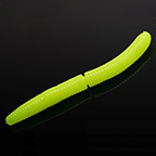 Prvlaov nstraha LibraLures FATTY D'WORM 65, Hot Yellow